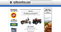 Desktop Screenshot of milleronline.com