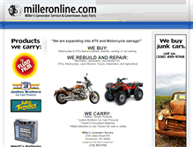 Tablet Screenshot of milleronline.com